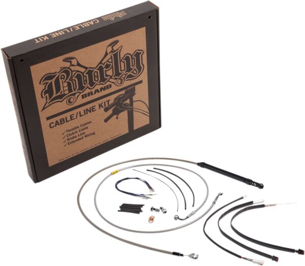 Handlebar Cable and Brake Line Kit for Burly Ape Handlebars - Image 2