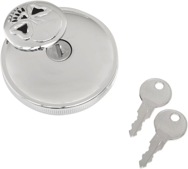 Screw-In Locking Skull Gas Cap - Image 2