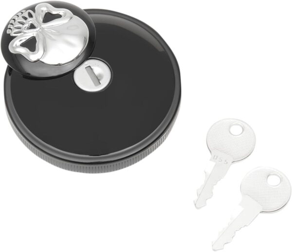 Screw-In Locking Skull Gas Cap - Image 2