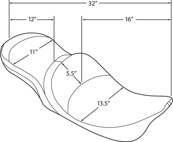 Low Profile Touring Seat - Image 4