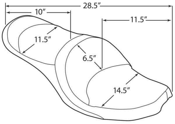 2-Up Double Bucket Vinyl Seat - Image 4