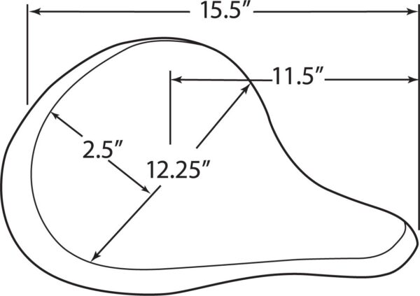Large Spring Solo Seat - Image 4
