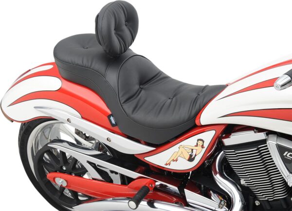 Ez Glide II™ Backrest Compatible Low-Profile Leather Touring Seat - Image 2