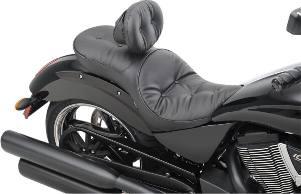 Ez Glide II™ Backrest Compatible Low-Profile Leather Touring Seat - Image 2