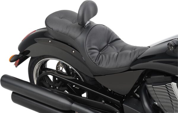 Ez Glide II™ Backrest Compatible Low-Profile Leather Touring Seat - Image 3