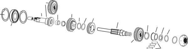 4-Speed Transmission Bearing - Image 2