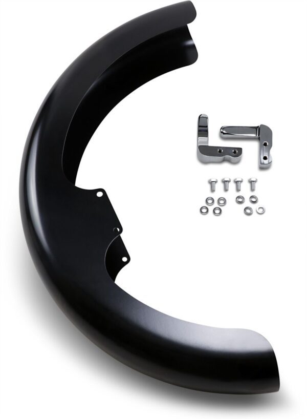 Hugger Front Fender with Mounting Blocks for Softail/Dyna - Image 2