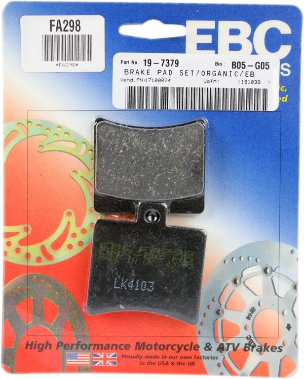 Organic Base "FA" Brake Pads - Image 2