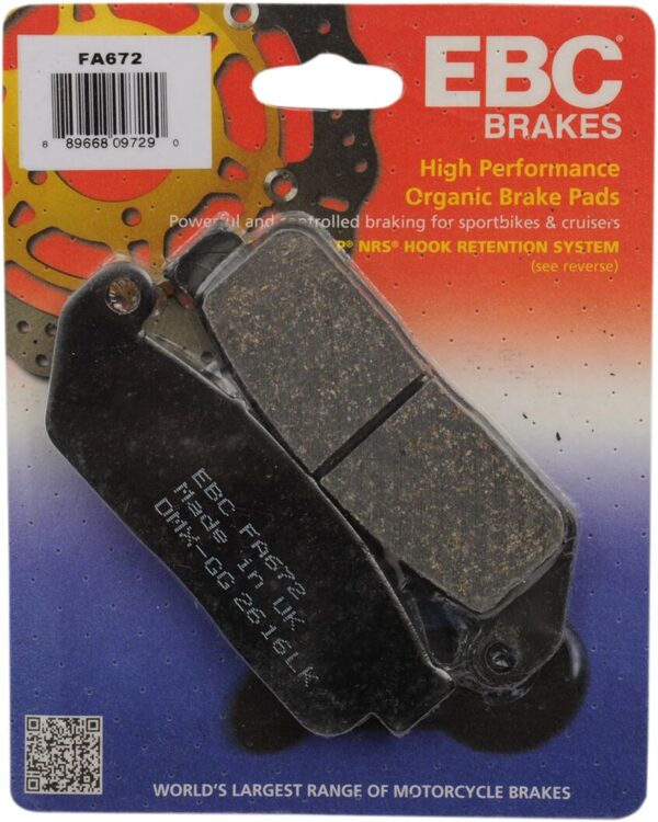 Organic Base "FA" Brake Pads - Image 2