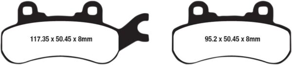 Long-Life Sintered "R" Brake Pads - Image 2