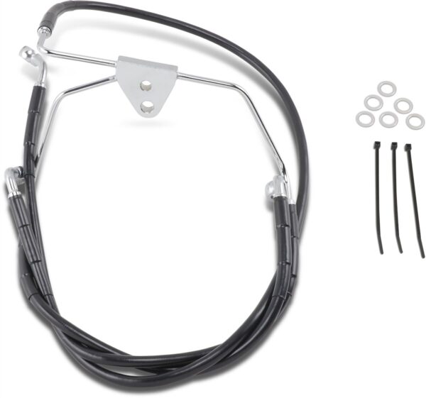 Extended Length Black Vinyl Brake Line Kit - Image 2