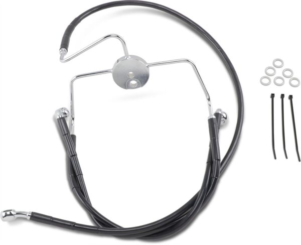 Extended Length Black Vinyl Brake Line Kit - Image 2