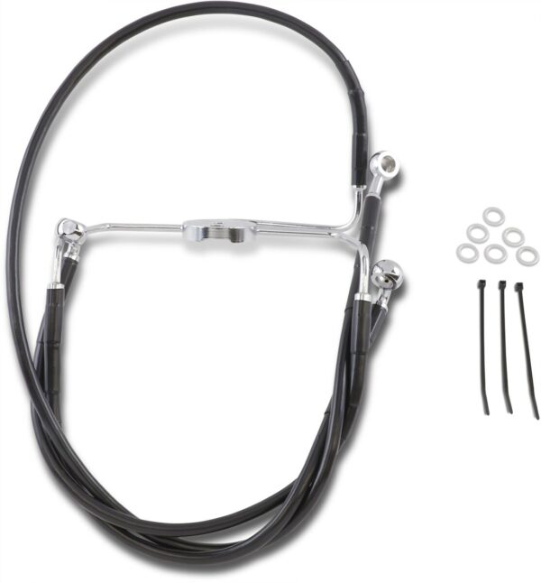 Extended Length Black Vinyl Brake Line Kit - Image 2