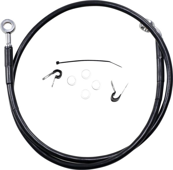 Extended Length Black Vinyl Brake Line Kit - Image 2