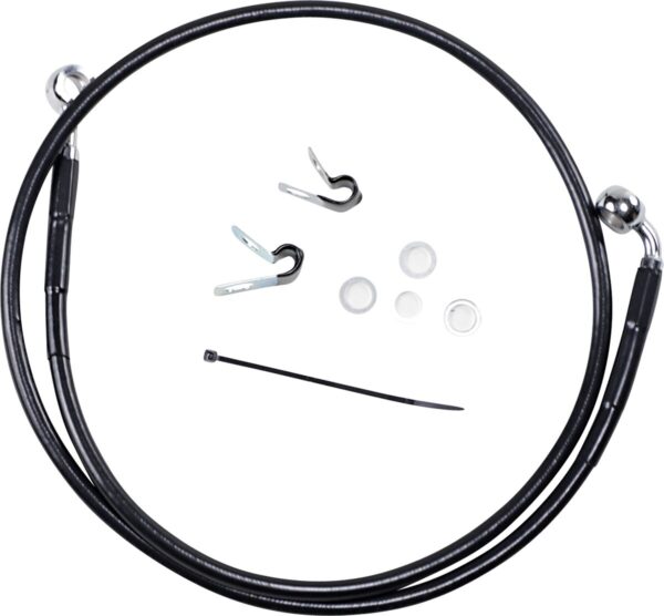 Extended Length Black Vinyl Brake Line Kit - Image 2