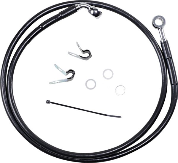 Extended Length Black Vinyl Brake Line Kit - Image 2