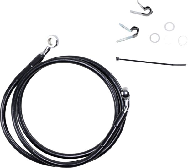 Extended Length Black Vinyl Brake Line Kit - Image 2