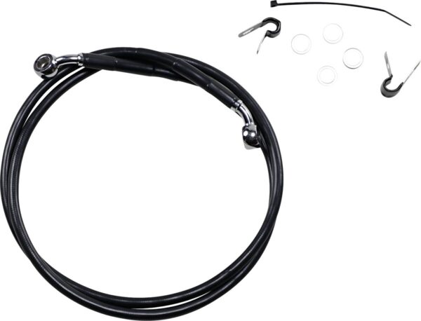 Extended Length Black Vinyl Brake Line Kit - Image 2