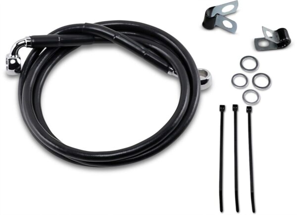 Extended Length Black Vinyl Brake Line Kit - Image 2
