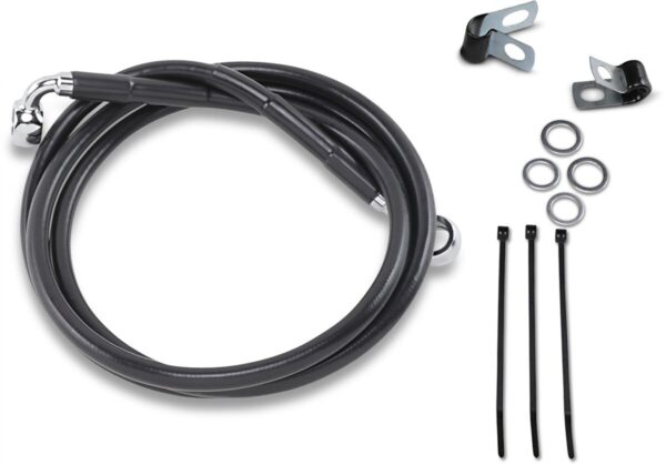 Extended Length Black Vinyl Brake Line Kit - Image 2