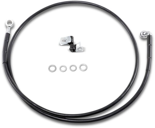 Extended Length Black Vinyl Brake Line Kit - Image 2