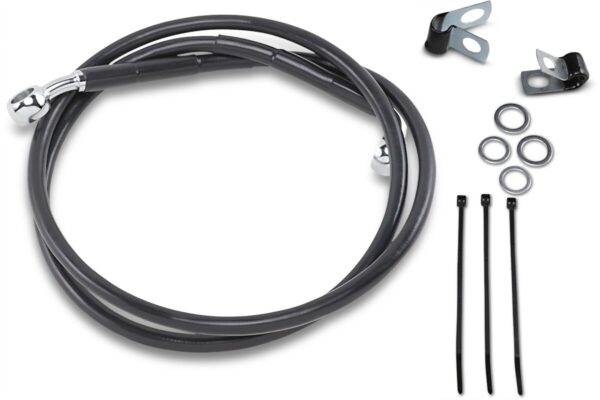 Extended Length Black Vinyl Brake Line Kit - Image 2