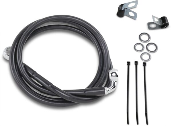 Extended Length Black Vinyl Brake Line Kit - Image 2