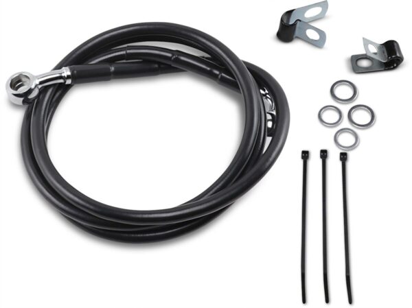 Extended Length Black Vinyl Brake Line Kit - Image 2