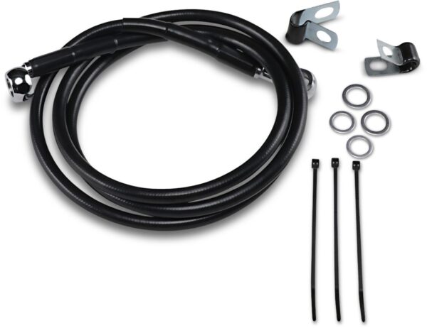 Extended Length Black Vinyl Brake Line Kit - Image 2