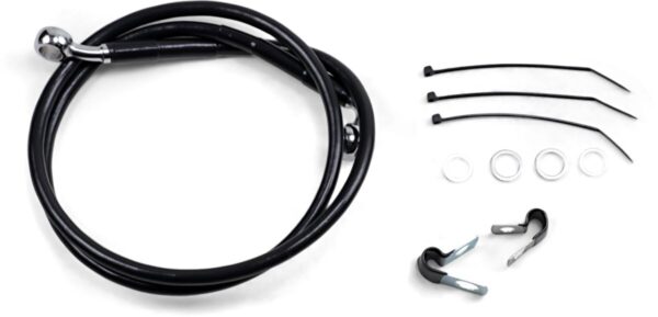 Extended Length Black Vinyl Brake Line Kit - Image 2
