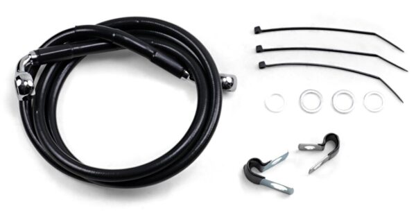 Extended Length Black Vinyl Brake Line Kit - Image 2