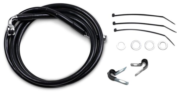 Extended Length Black Vinyl Brake Line Kit - Image 2