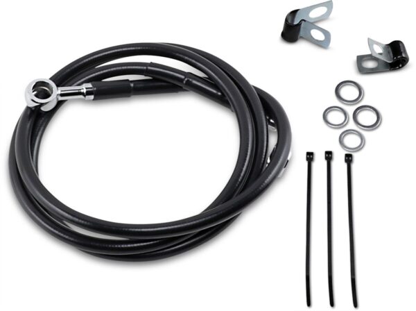 Extended Length Black Vinyl Brake Line Kit - Image 2