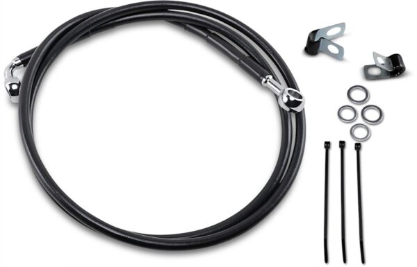 Extended Length Black Vinyl Brake Line Kit - Image 2