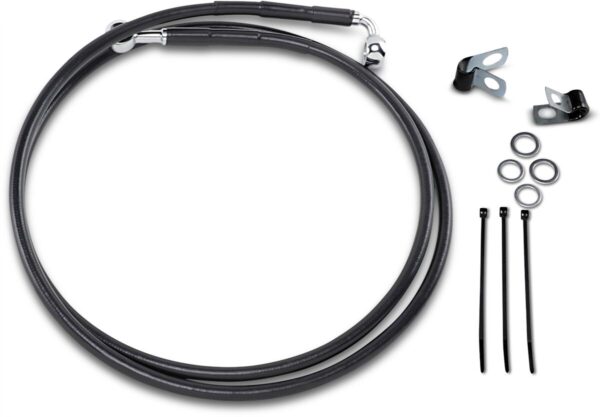 Extended Length Black Vinyl Brake Line Kit - Image 2
