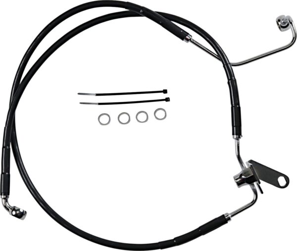 Extended Length Black Vinyl Brake Line Kit - Image 3