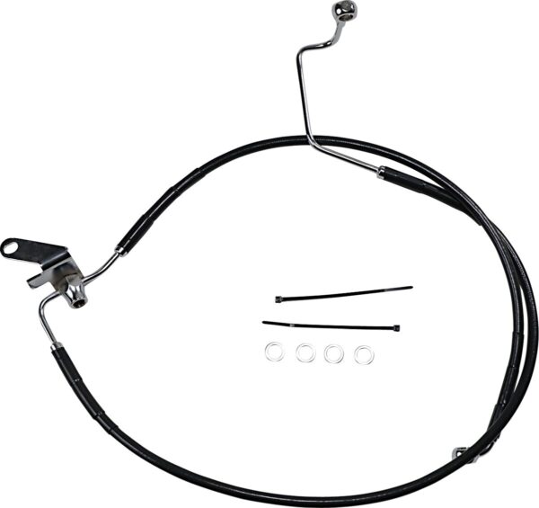 Extended Length Black Vinyl Brake Line Kit - Image 2