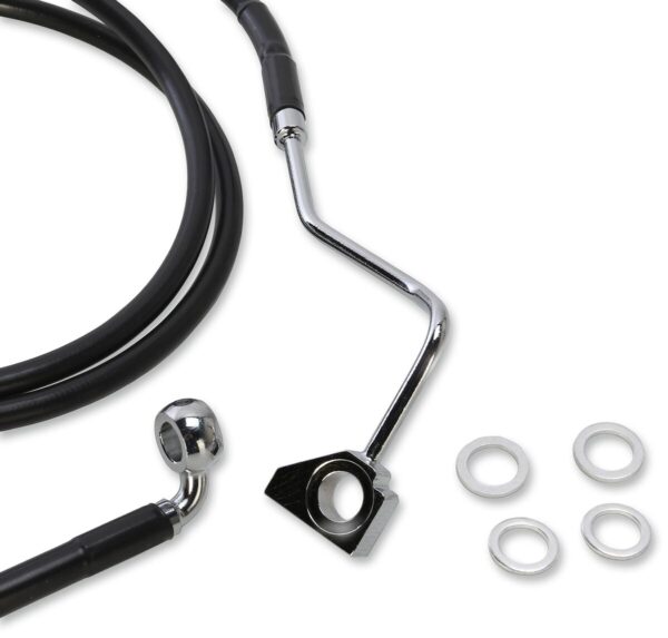 Extended Length Black Vinyl Brake Line Kit - Image 2