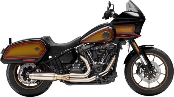 2-into-1 Stainless Exhaust System with 4" Super Bike Muffler - Image 2