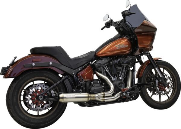 2-into-1 Super Bike Exhaust System with 4" Muffler - Image 2