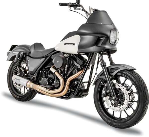 2-into-1 Exhaust System with Super Bike Muffler - Image 2