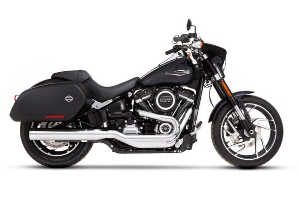4" Muffler Slip-On for Softail Sport Glide - Image 2