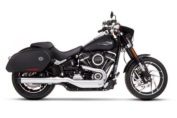 4" Muffler Slip-On for Softail Sport Glide - Image 3