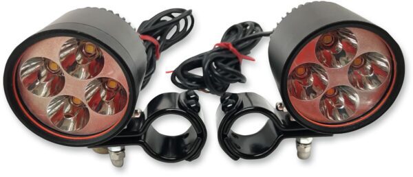 2" LED Driving Light Kit w/ 1-1/4" Clamps - Image 2