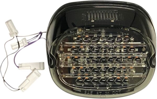 Low Profile LED Taillight with Integrated Auxiliary Turn Signals - Image 2