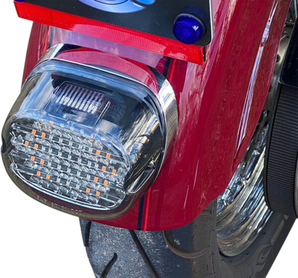 Low Profile LED Taillight with Integrated Auxiliary Turn Signals - Image 3