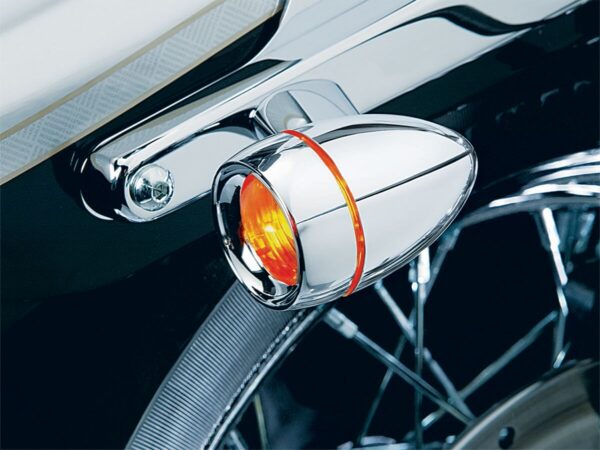 Deep-Dish Bezels with Lens for Bullet Turn Signals - Image 2