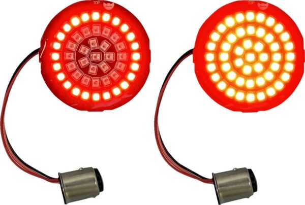 Genesis® 4 Red Ring LED Turn Signal Inserts - Image 2