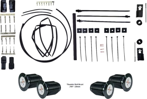 Bag Bolts Taillight Kit with Thunder Bolts - Image 2