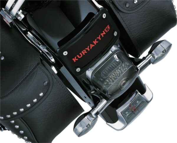 Curved Laydown License Plate Mount with Frame - Image 3